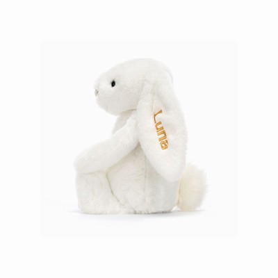 Jellycat Bashful Luxe Bunny Luna Medium New Zealand | VPDRJ3021